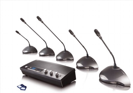 手拉手，会议即席发言讨论话筒